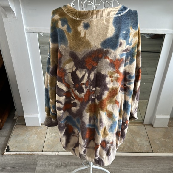 Natural Life Oversized Tie Dye Pullover Sweater Large/XLarge Casual Hippie - Picture 5 of 5